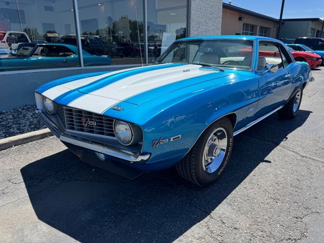 1969 Chevrolet CAMARO Base in Blue — front three-quarter view