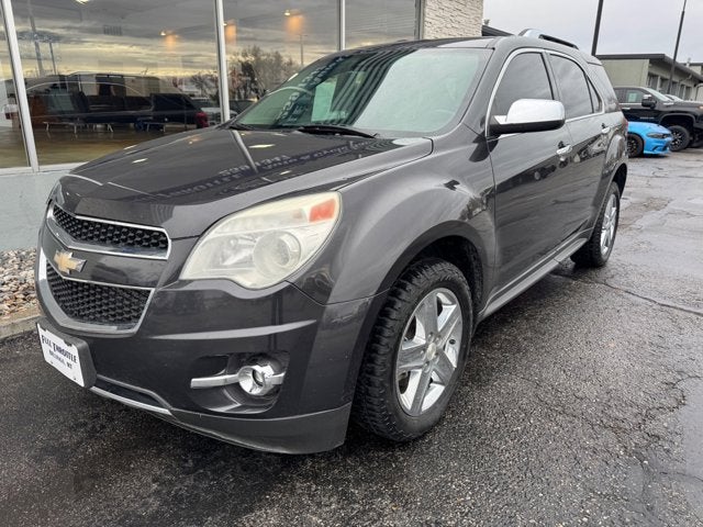 2015 Chevrolet Equinox LTZ in Tungsten Metallic — front three-quarter view