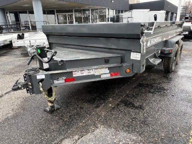 26 IRON BULL DUMP 14K Base in Gray — front three-quarter view