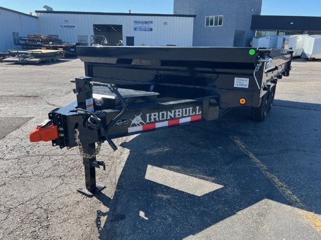 26 IRON BULL DECKOVER DUMP Base in Black — front three-quarter view