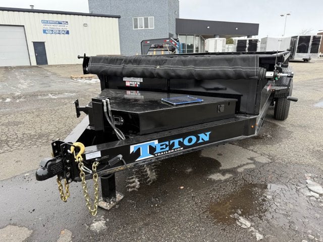 26 TETON DUMP 14K Base in Black — front three-quarter view