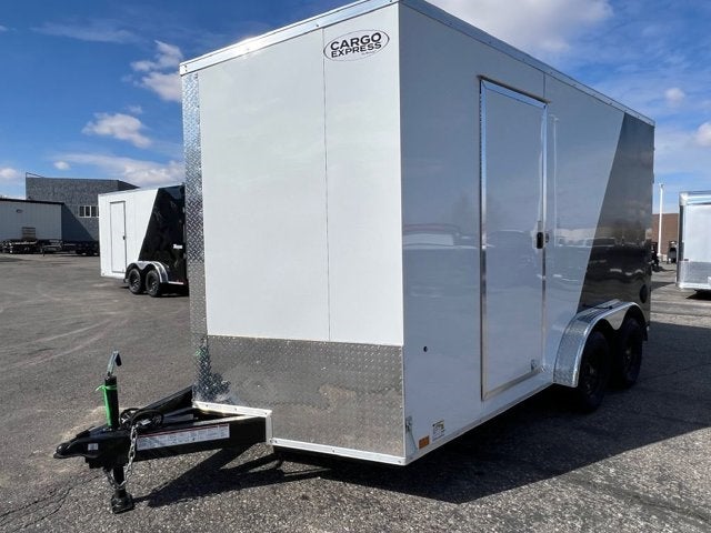 24 PACE ENCLOSED CARGO Base in 7.5X14 — front three-quarter view