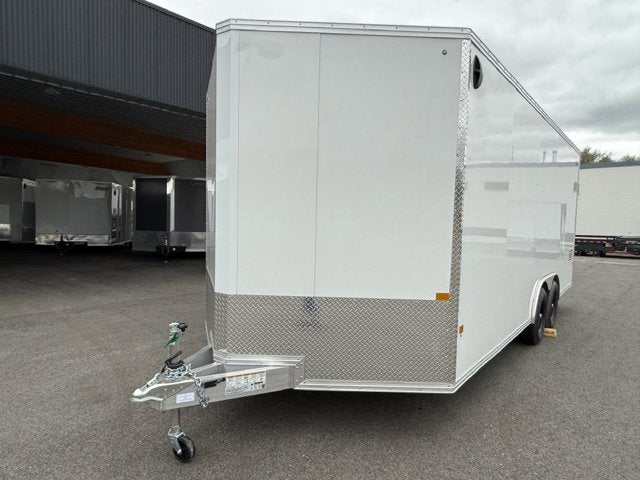 26 ALCOM ENC. CAR HAULER Base in 8.5X20 — front three-quarter view