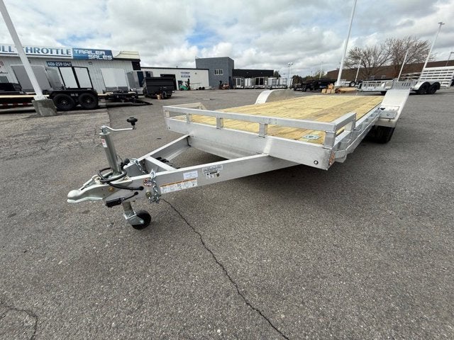 26 ALCOM OPEN CAR HAULER Base in Alum — front three-quarter view