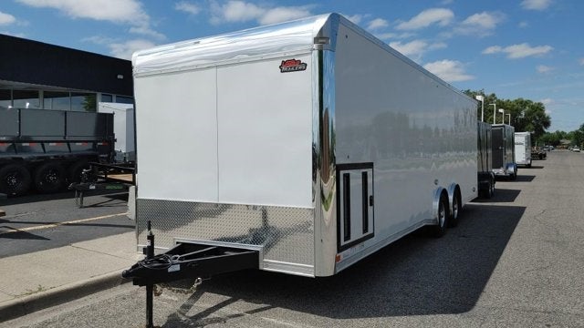 2022 UNITED TRAILERS ENCLOSED CAR HA Base in 8.5X28 — front three-quarter view